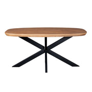 Eettafel Madison Naturel 160 cm Deens ovaal 160x90x76 cm-Eettafels-Starfurn