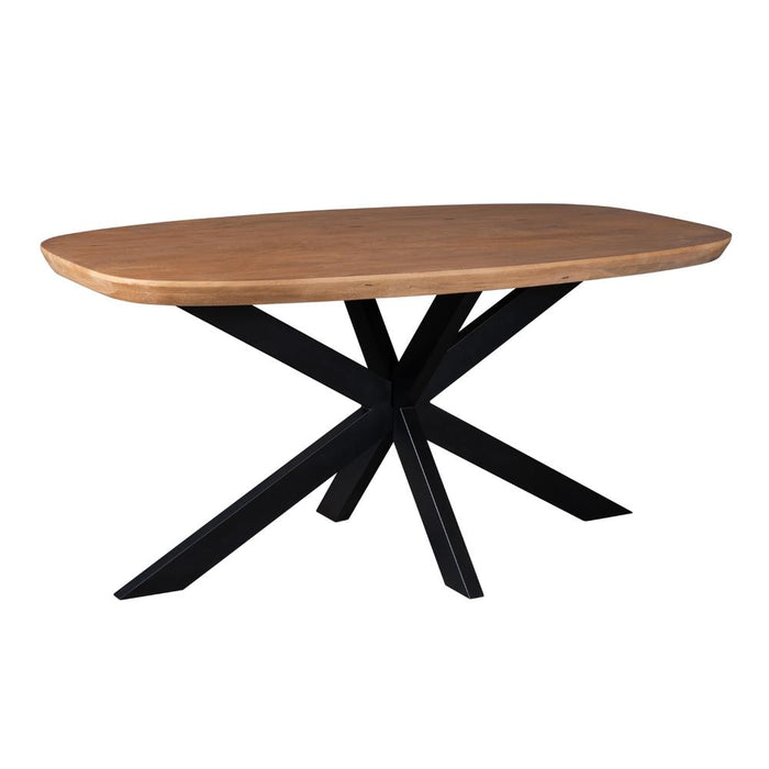 Eettafel Madison Naturel - 160 cm - Deens ovaal-Eettafels-Starfurn