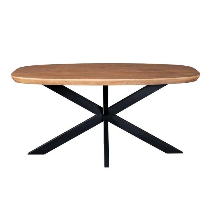 Eettafel Madison Naturel - 160 cm - Deens ovaal-Eettafels-Starfurn