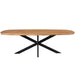 Eettafel Madison Naturel - 200 cm - Deens ovaal-Eettafels-Starfurn