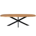 Eettafel Madison Naturel - 240 cm - Deens ovaal-Eettafels-Starfurn