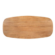 Eettafel Madison Naturel 280 cm Deens ovaal 280x120x76 cm-Eettafels-Starfurn