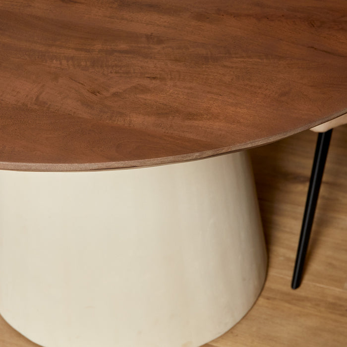 Eettafel Madison Walnut | 130 cm-Eettafels-Starfurn