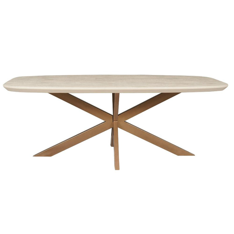 Eettafel Madison Zand 160 cm Deens Ovaal 160x90x76 cm-Eettafels-Starfurn