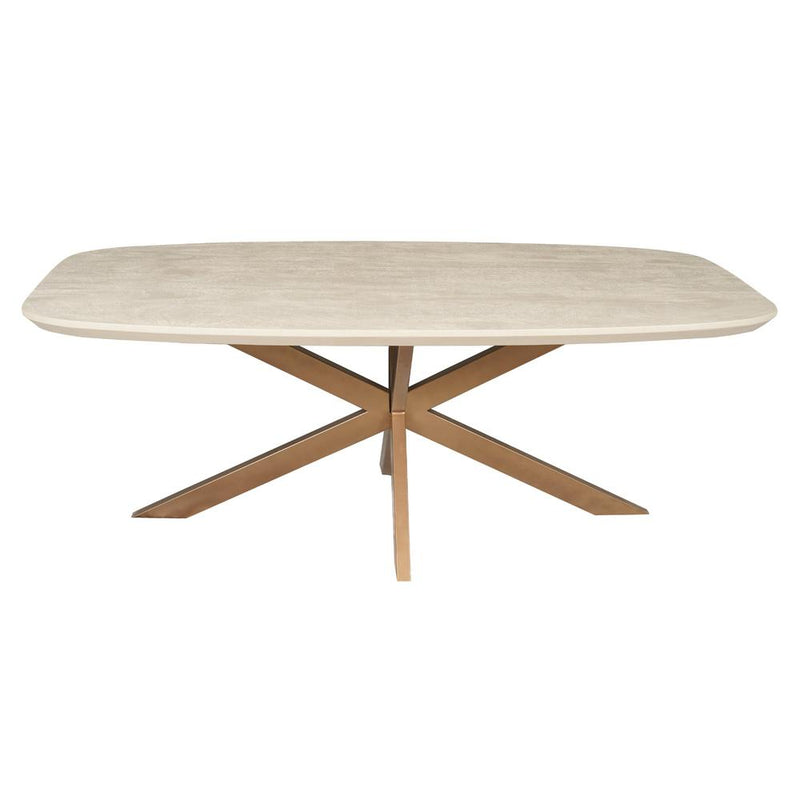Eettafel Madison Zand 160 cm Deens Ovaal 160x90x76 cm-Eettafels-Starfurn