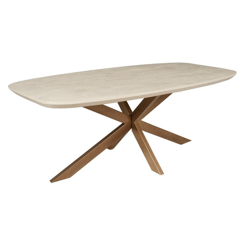 Eettafel Madison Zand 200 cm Deens Ovaal 200x100x76 cm-Eettafels-Starfurn