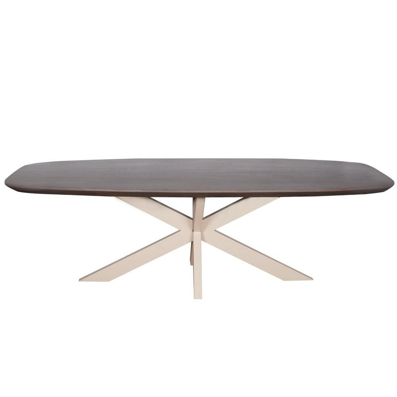 Eettafel Madison Zand 240 cm Deens Ovaal 240x110x76 cm-Eettafels-Starfurn
