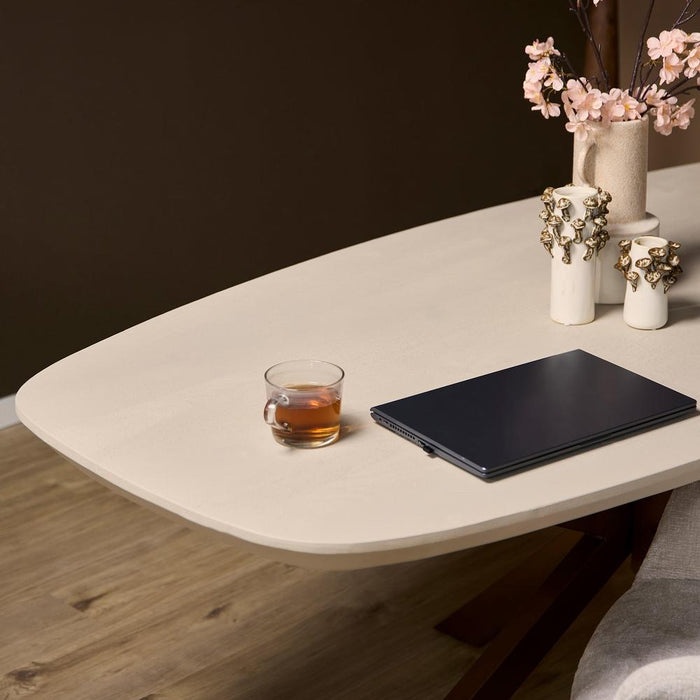 Eettafel Madison Zand - 240 cm - Deens Ovaal-Eettafels-Starfurn