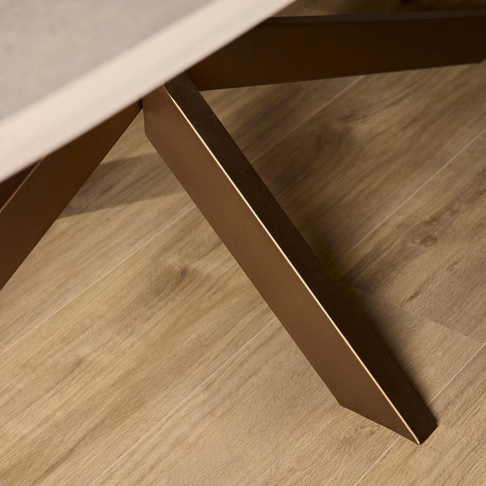 Eettafel Madison Zand - 280 cm - Deens Ovaal-Eettafels-Starfurn