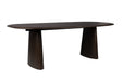 Eettafel Mandy MDF Bruin 110 cm – productaanzicht