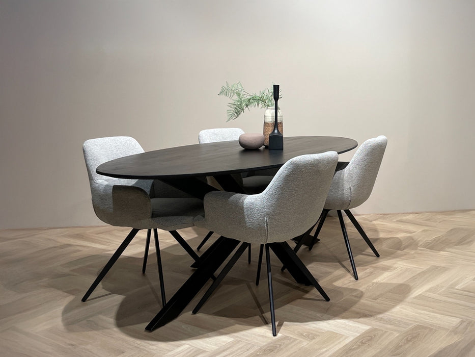 Eettafel Mangohout 160x90 cm-Eettafels-Livingfurn