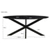 Eettafel Mangohout 160x90 cm-Eettafels-Livingfurn