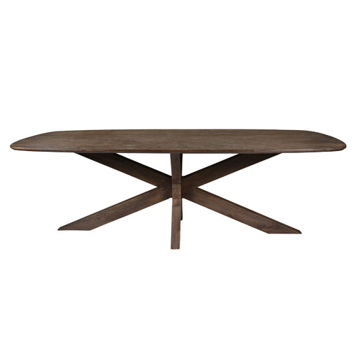 Eettafel Mangohout Bruin 210x100 cm-Eettafels-Livingfurn