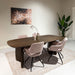 Eettafel Mangohout Bruin 220x105 cm-Eettafels-Livingfurn