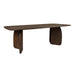 Eettafel Mangohout Bruin 220x105 cm-Eettafels-Livingfurn