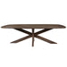 Eettafel Mangohout Bruin 240x105 cm-Eettafels-Livingfurn