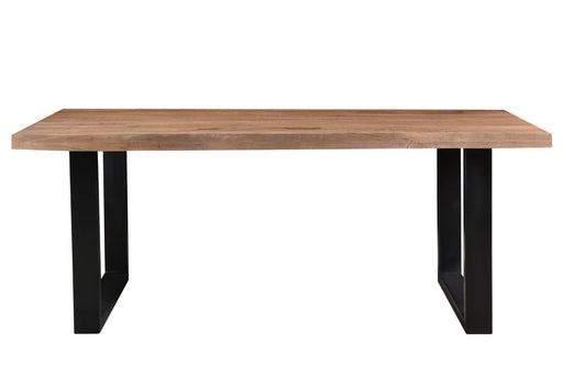 Eettafel Mangohout Naturel hout 240x100 cm - 13937-Eettafels-Brix