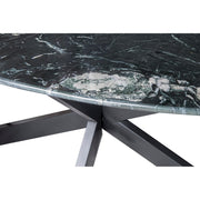 Eettafel Marble Marmer Zwart 180x90 cm-Eettafels-Livingfurn