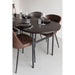 Eettafel Marcio MDF Zwart 180x80 cm-Eettafels-Creating Home