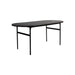 Eettafel Marcio MDF Zwart 180x80 cm-Eettafels-Creating Home