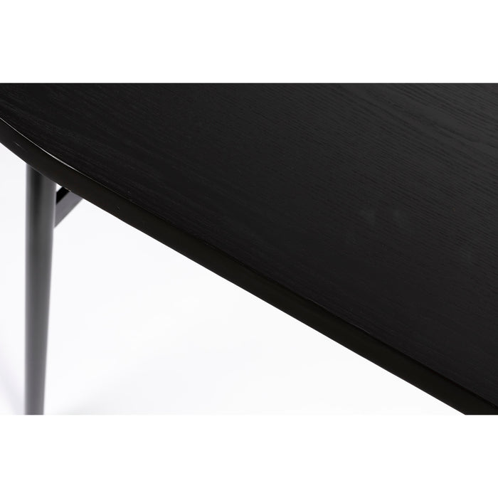Eettafel Marcio MDF Zwart 180x80 cm-Eettafels-Creating Home