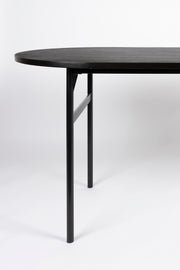 Eettafel Marcio MDF Zwart 180x80 cm-Eettafels-Creating Home