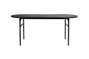Eettafel Marcio MDF Zwart 180x80 cm-Eettafels-Creating Home