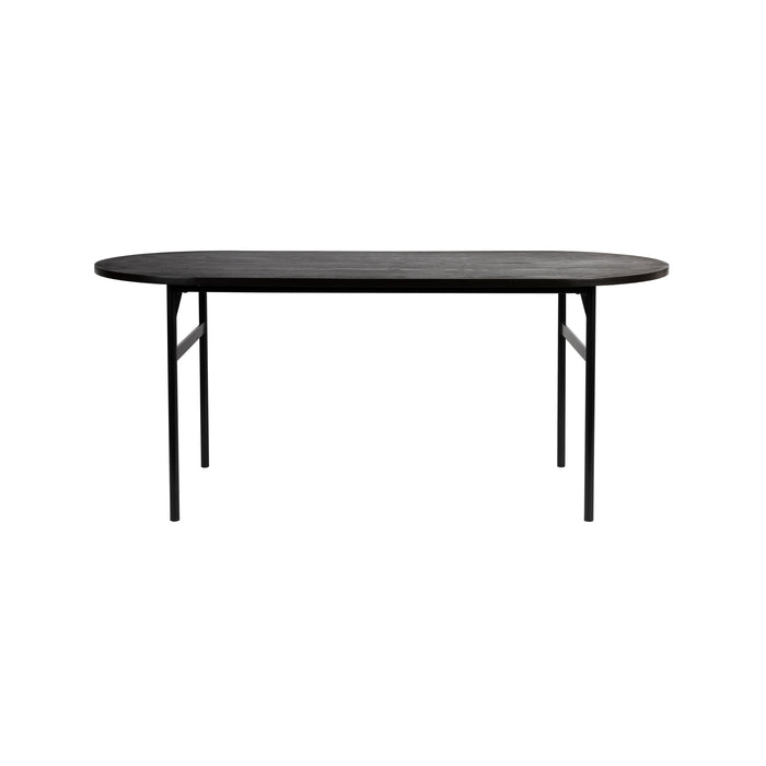 Eettafel Marcio MDF Zwart 180x80 cm-Eettafels-Creating Home