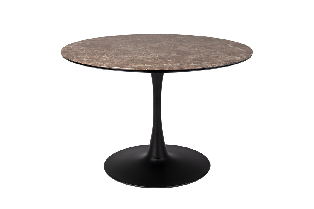 Eettafel Maru MDF Bruin Ø110x75 cm-Eettafels-Creating Home