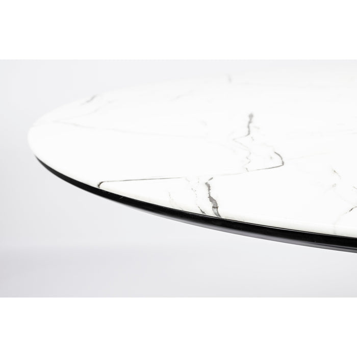Eettafel Maru MDF Wit Ø110x75 cm-Eettafels-Creating Home