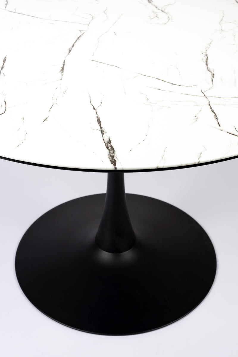 Eettafel Maru MDF Wit Ø110x75 cm-Eettafels-Creating Home