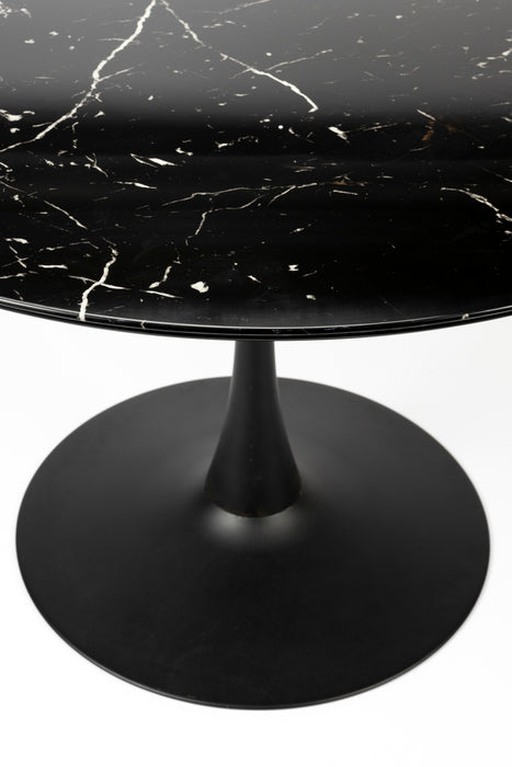 Eettafel Maru MDF Zwart Ø110x75 cm-Eettafels-Creating Home