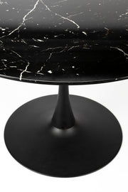 Eettafel Maru MDF Zwart Ø110x75 cm-Eettafels-Creating Home