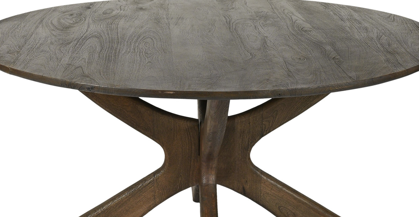 Eettafel Montreaux Mangohout Bruin 130cm
