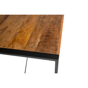 Eettafel Nairobi Mangohout Naturel hout 140x80 cm-Eettafels-Livingfurn