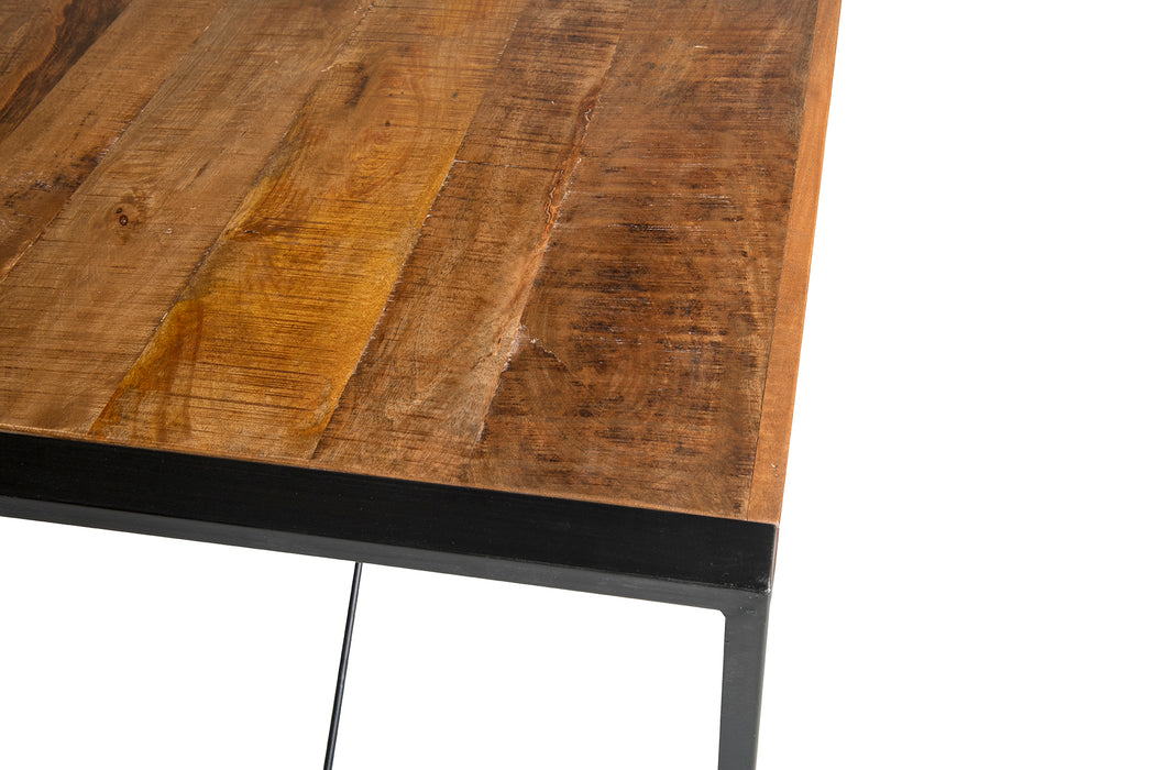 Eettafel Nairobi Mangohout Naturel hout 140x80 cm-Eettafels-Livingfurn