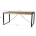 Eettafel Nairobi Mangohout Naturel hout 140x80 cm-Eettafels-Livingfurn