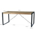 Eettafel Nairobi Mangohout Naturel hout 180x90 cm 12429-Eettafels-Livingfurn