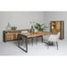 Eettafel Nairobi Mangohout Naturel hout 180x90 cm 12429-Eettafels-Livingfurn