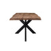 Eettafel Nairobi Mangohout Naturel hout 180x90 cm-Eettafels-Livingfurn
