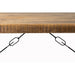 Eettafel Nairobi Mangohout Naturel hout 180x90 cm-Eettafels-Livingfurn