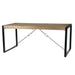 Eettafel Nairobi Mangohout Naturel hout 180x90 cm-Eettafels-Livingfurn