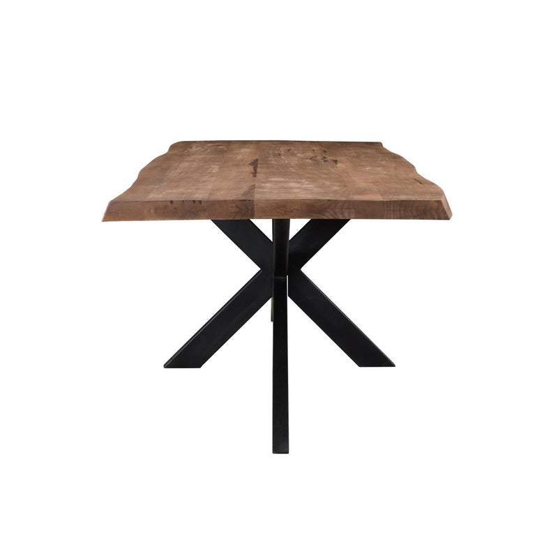 Eettafel Nairobi Mangohout Naturel hout 200x100 cm 13562-Eettafels-Livingfurn