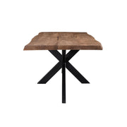 Eettafel Nairobi Mangohout Naturel hout 220x100 cm 13563-Eettafels-Livingfurn