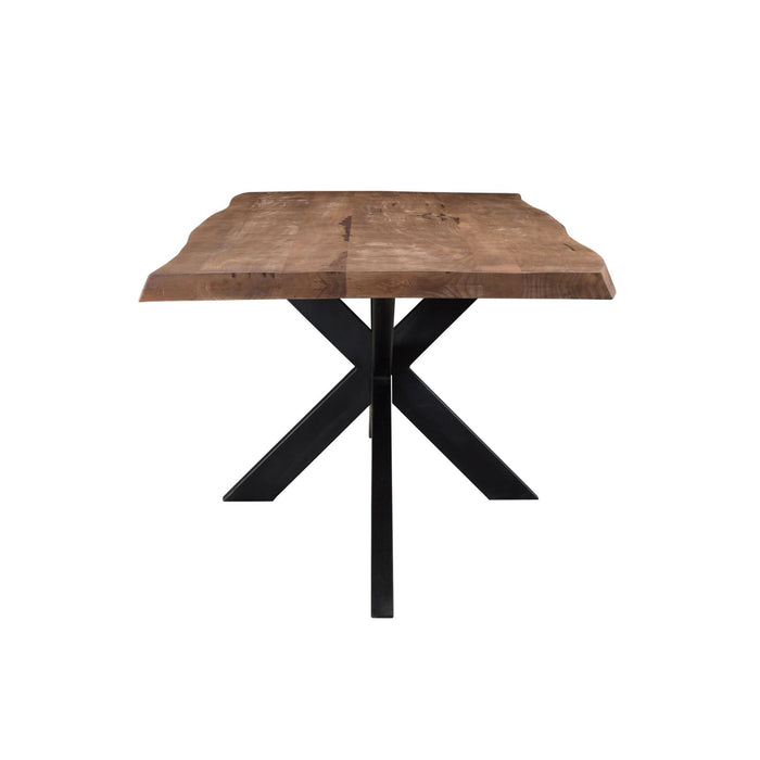 Eettafel Nairobi Mangohout Naturel hout 220x100 cm-Eettafels-Livingfurn