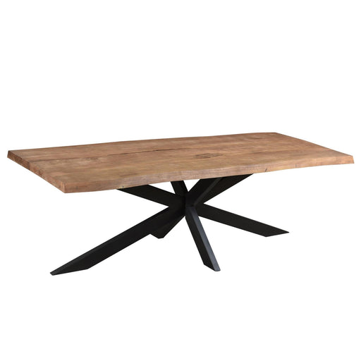 Eettafel Nairobi Mangohout Naturel hout 240x100 cm-Eettafels-Livingfurn