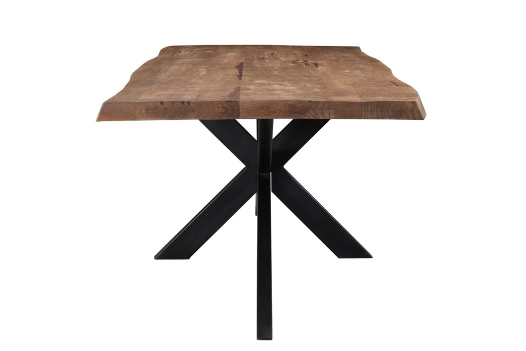 Eettafel Nairobi Mangohout Naturel hout 240x100 cm-Eettafels-Livingfurn