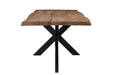 Eettafel Nairobi Mangohout Naturel hout 240x100 cm-Eettafels-Livingfurn