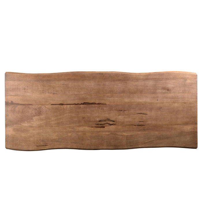 Eettafel Nairobi Mangohout Naturel hout 240x100 cm-Eettafels-Livingfurn