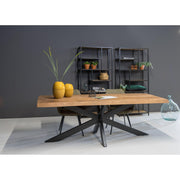 Eettafel Nairobi Mangohout Naturel hout 240x100 cm-Eettafels-Livingfurn